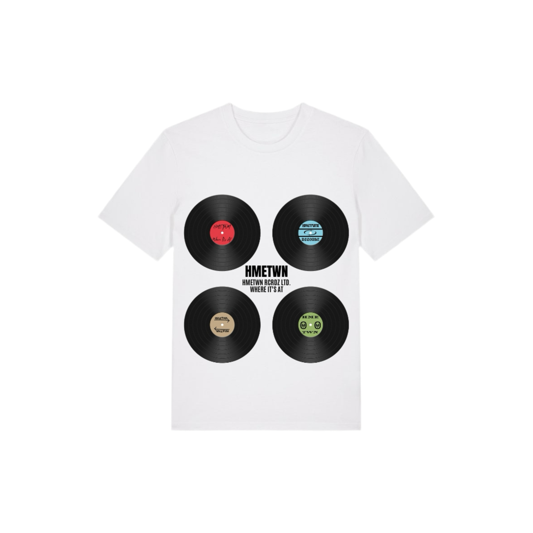 Records Tee *WHITE*